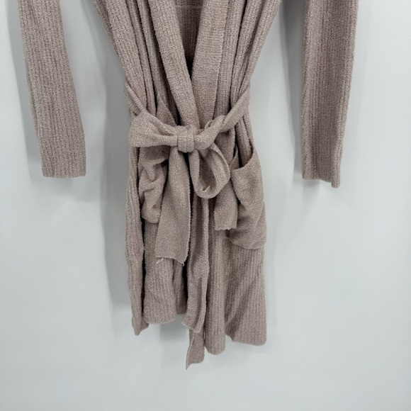 BAREFOOT DREAMS CozyChic Women's Robe Belted pink Size 2 small/medium bathrobe - Picture 3 of 11